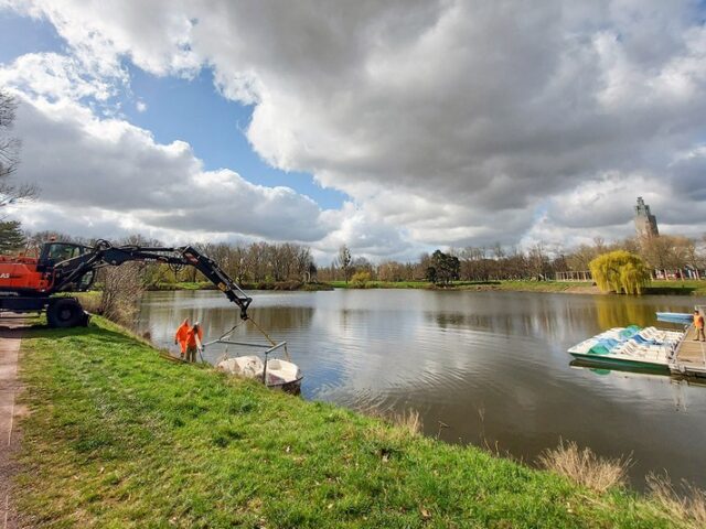 Tret- und Ruderboote gehen in die Winterpause / Bootssaison am Adolf-Mittag-See beendet