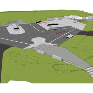 Baubeginn für zweiten Abschnitt einer neuen Skateanlage in Olvenstedt / 613.000 Euro für moderne Spiel- und Freizeitfläche