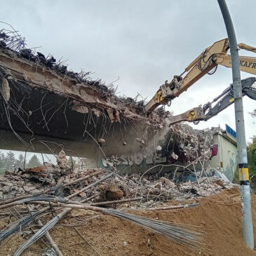 Brückenabriss ab Montag über Baustellenkameras verfolgen / Ringbrücke Halberstädter Straße