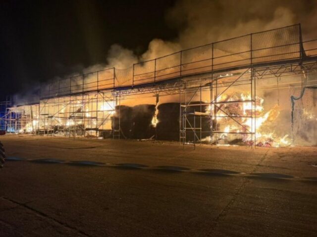 Feuerwehr im Einsatz: Lagerscheune brennt in Egeln / 1,5 Millionen Euro Schaden