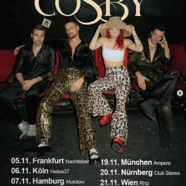 COSBY – Neue EP „I’m Still Here“ erscheint am Freitag! / Große Deutschland-Tour startet im November