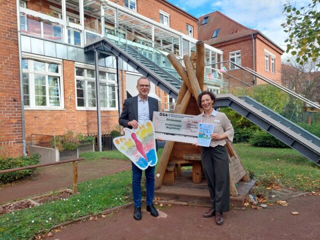 ÖSA-Mitarbeitende sammeln für das Magdeburger Kinderhospiz