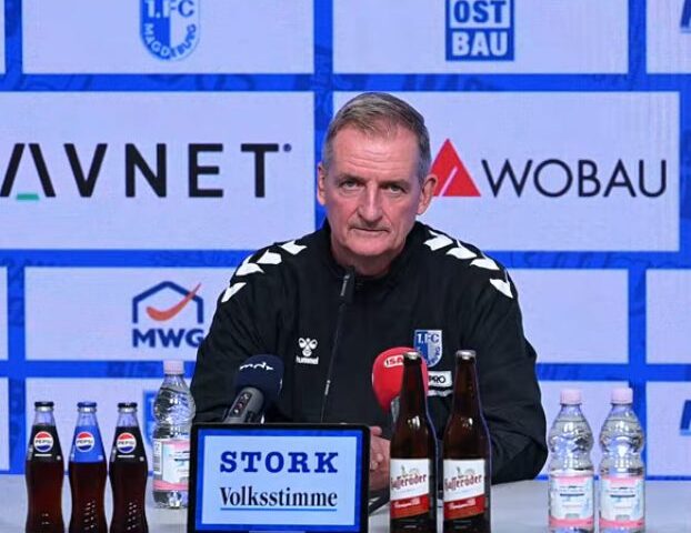 Presskonferenz vor dem Heimspiel gegen Münster: Interimstrainer Petrik Sander beantwortet die Fragen der Medienvertreter