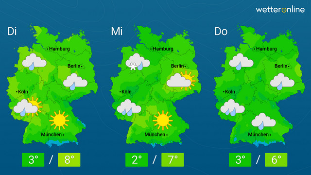 Wechselhaft und teils Flocken dabei