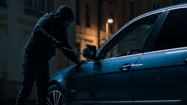 August-Bebel-Damm: Diebe klauen Fahrzeugteile von mehreren Pkw