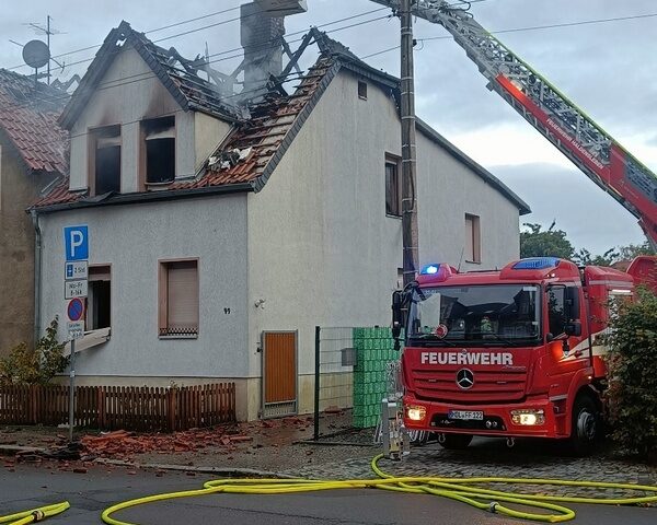Stadt Haldensleben zum Brand im Jungfernstieg