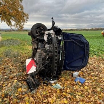 Schwerer Verkehrsunfall auf der L242