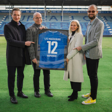 Humanas bleibt PLATINPartner und Trikotpartner des 1. FC Magdeburg