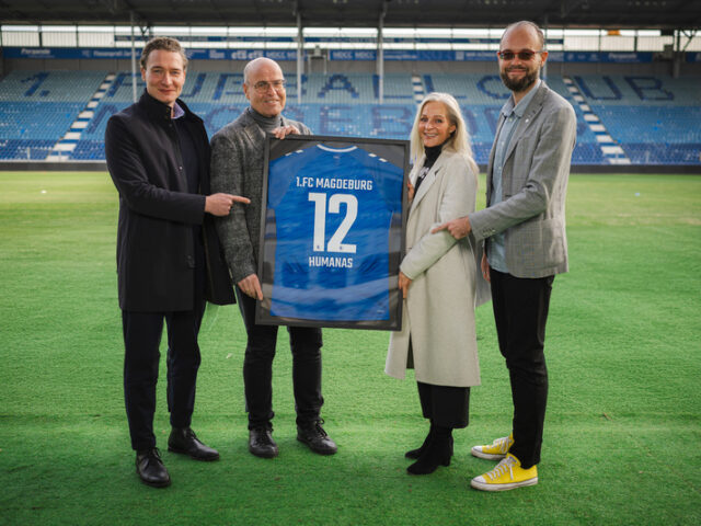Humanas bleibt PLATINPartner und Trikotpartner des 1. FC Magdeburg