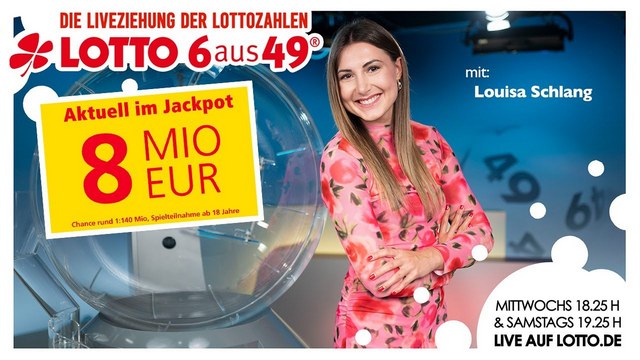 Die Ziehung der Lottozahlen vom 15. November  2025