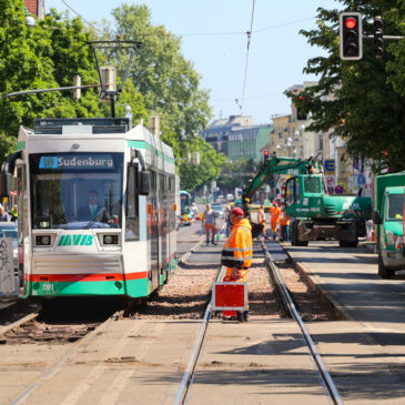 Magdeburg macht Strecke! Die MVB investierte auch 2025 ins Magdeburger Straßenbahnnetz