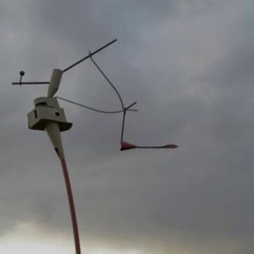 Sanierung der Brückenskulptur „Für Daphne“ beendet / Schadensbeseitigung und neuer Farbanstrich