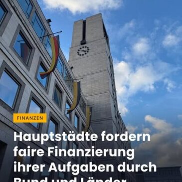 Nach Gespräch mit Bundeskanzler Merz: Landeshauptstädte begrüßen neuen Dialogprozess und mahnen konkrete Reformen und Hilfen für die Kommunen an