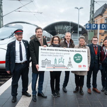 Von der Saale an die Seine: ICE-Direktverbindung Berlin–Paris jetzt auch über Halle