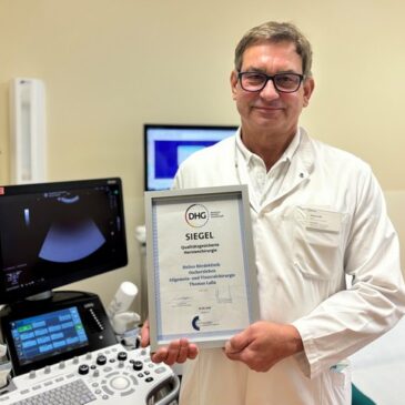 Exzellente Patientenversorgung: Helios Bördeklinik erhält erneut / DHG-Siegel für Qualitätsgesicherte Hernienchirurgie