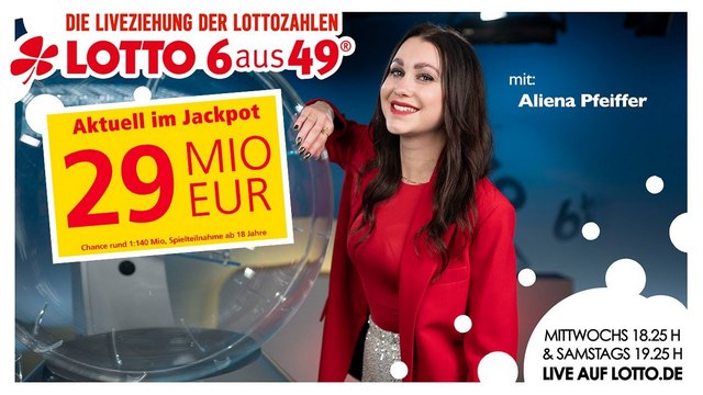 Die Ziehung der Lottozahlen vom 13. Dezember  2025