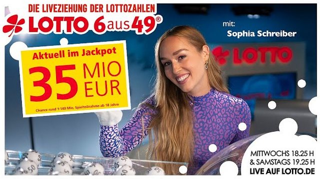 Die Ziehung der Lottozahlen vom 20. Dezember  2025