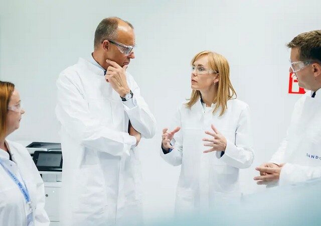 Pressestatement von Bundeskanzler Merz bei Salutas Pharma / Herausragendes Beispiel für zukunftsfähige Arbeitsplätze