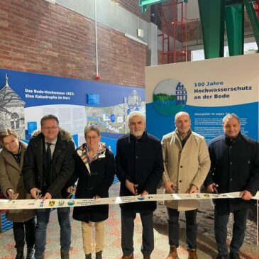 Willingmann eröffnet Ausstellung „100 Jahre Hochwasserschutz an der Bode“
