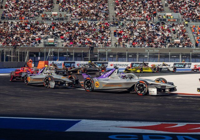 ABB FIA Formel-E-Weltmeisterschaft: Vier Porsche-Fahrzeuge in Mexiko unter den Top 9