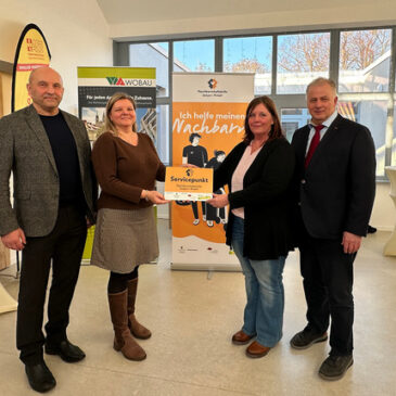 Premiere in Magdeburg: Erster Servicepunkt für Nachbarschaftshilfe eröffnet