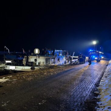 Erneuter Schiffsunfall auf Mittellandkanal durch Eisscholle