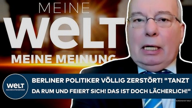 WENDT: Berliner Politiker völlig zerstört! „Tanzt da rum und feiert sich! Das ist doch lächerlich!“