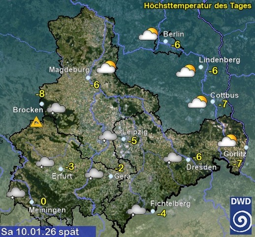 Sachsen-Anhalt Wetter am Samstag