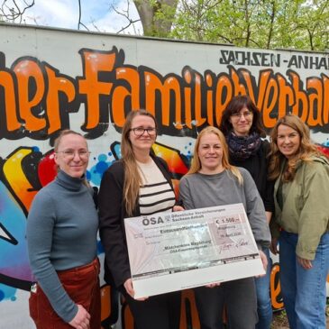 ÖSA unterstützt mit 1.500 Euro ein Mädchenprojekt am Barleber See