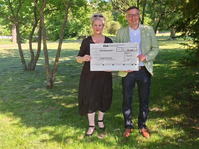 ÖSA unterstützt das Magdeburger Puppentheater mit 10.000 Euro