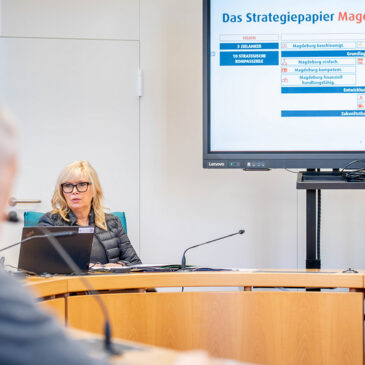 Strategie bis 2040: „Magdeburg in Bewegung. Einfach gemeinsam Zukunft gestalten.“ / Oberbürgermeisterin Simone Borris stellt Zukunftskonzept vor