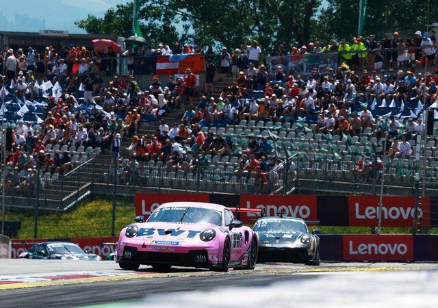 Robert de Haan gewinnt den dritten Saisonlauf des Porsche Supercup in Spielberg (Österreich)