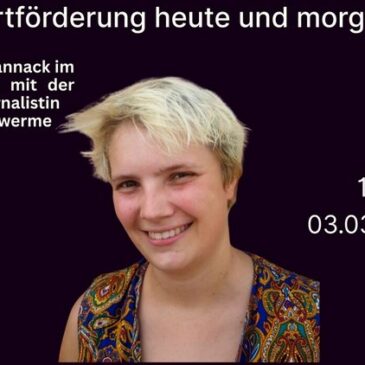 Ist die Sportförderung gerecht? Sportjournalistin Alina Schwermer diskutiert heute in der Stadtbibliothek Magdeburg