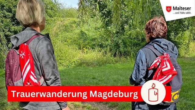 Innehalten in Bewegung: Nächster Trauerspaziergang der Malteser in Magdeburg