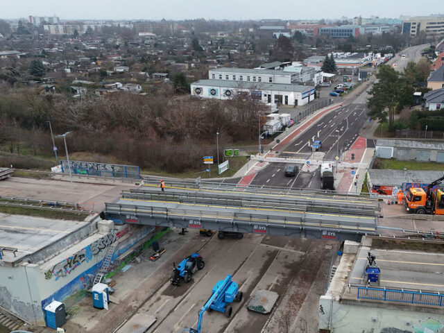 Brenneckestraße in Höhe des Magdeburger Rings voll gesperrt