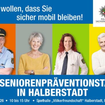 Einladung zum 2. Seniorenpräventionstag in Halberstadt