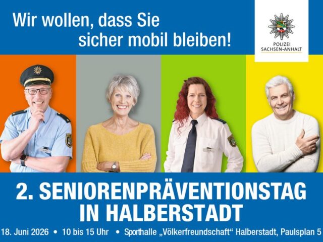 Einladung zum 2. Seniorenpräventionstag in Halberstadt