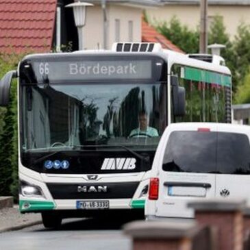 Ab 26. Mai: Linien 54 und 66 fahren nicht zum Bördepark