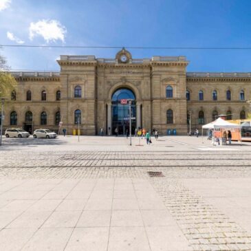 Frühjahrsputz am Magdeburger Hauptbahnhof