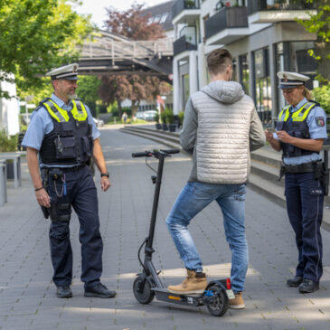 Polizeirevier Harz weist auf Verhalten mit E-Scooter hin