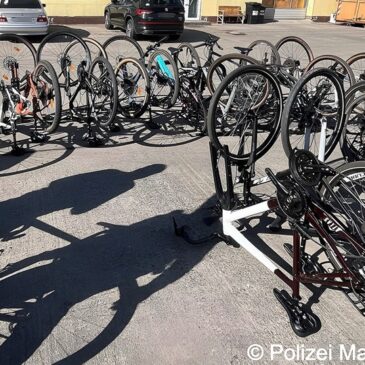 Polizei findet Depot mit gestohlenen Fahrrädern – Geschädigtengesuch!