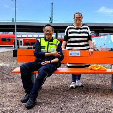 Orange Bank in Magdeburg setzt Zeichen gegen Gewalt