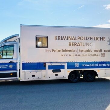 Bürgergespräche und Beratung: LKA-Präventionsmobil am Donnerstag in Blankenburg