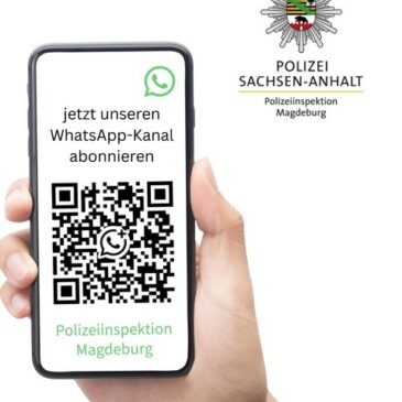 Polizeiinspektion Magdeburg startet offiziellen WhatsApp-Kanal