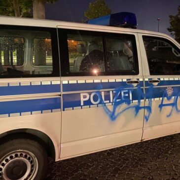 Farbschmierereien an Dienstfahrzeugen – Bundespolizei stellt Tatverdächtige