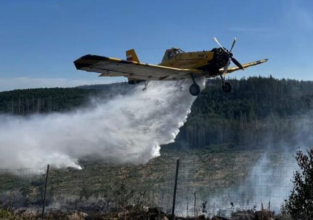 Waldbrand im Harz: Ministerpräsident Sven Schulze besucht Einsatzkräfte vor Ort