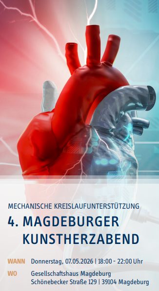 Universitätsmedizin Magdeburg lädt zum 4. Magdeburger Kunstherzabend ein