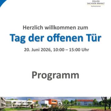 Tag der offenen Tür der Fachhochschule Polizei Sachsen-Anhalt