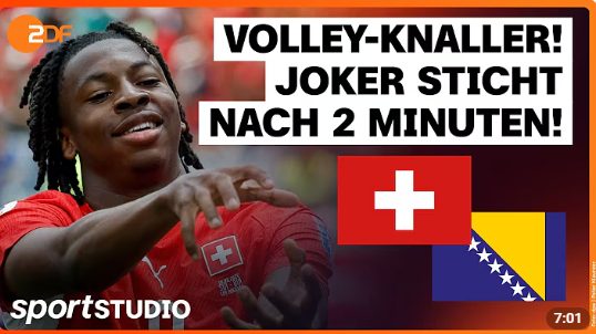 Fußball-WM: Schweiz – Bosnien und Herzegowina 4:1