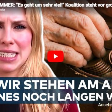 RENTEN-HAMMER: „Es geht um sehr viel!“ Koalition steht vor großer Bewährungsprobe! Kommt der Umbau?